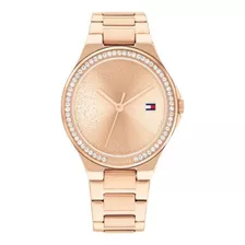 Reloj Para Mujer Tommy Hilfiger 1782643 Color De La Malla Rosado