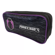 Estuche Escolar Minecraft Niño Calidad