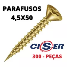 Parafuso Ciser 4,5x50 45x50 Philips Chipboard 300u Madeira