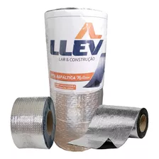 Kit 04 Unidades Fita Asfáltica Aluminizada - 05cm X 10m