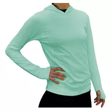 Buzo Liviano Deportivo Mujer Remera Manga Larga Running Fit