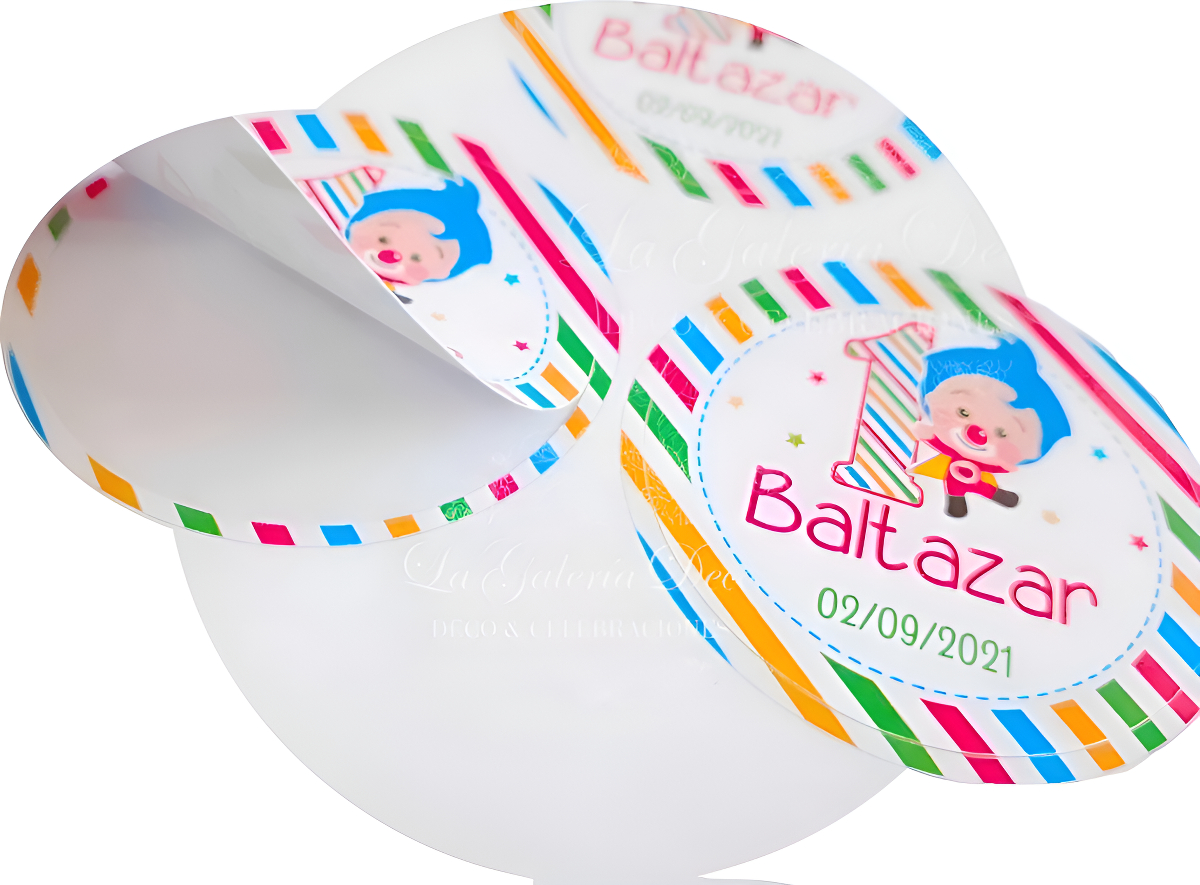 2 Planchas Stickers Etiquetas Personalizados Troqueladas Low Cost Desde $560
