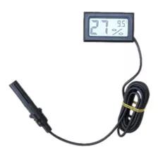 Higrômetro Termômetro Digital Sensor Externo Kit C/3 Unid.