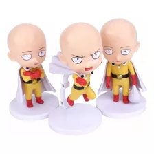 Kit 3 Action Figure Saitama One Punch Man Collectible