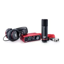 Kit Focusrite Scarlett Solo Studio 3rd G. Interface+mic+fone