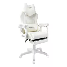 Silla Gamer Extingtion Sapp Gamuza-cuerina Color Blanco