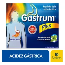 Gastrum Plux Suspension Oral 10 Sachets X 10ml