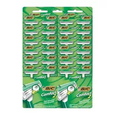 Aparelho De Barbear Bic Comfort 2 Verde Pele Sensível 24 Uni