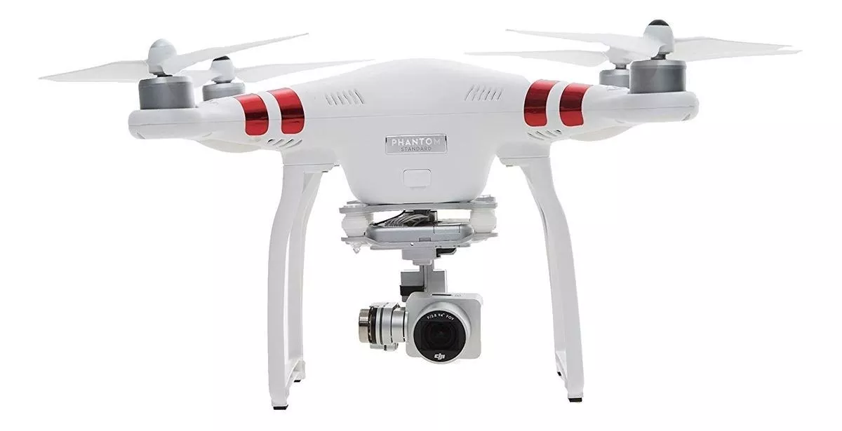 Drone Dji Phantom 3 Standard Com Câmera 2.7k Branco 2.4ghz 1 Bateria