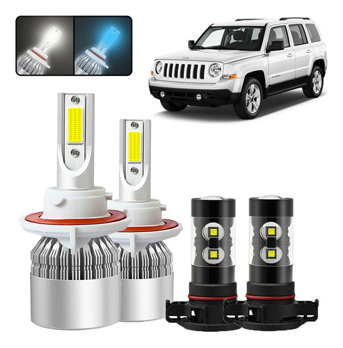 Foto de Kit Focos Led H13 Psx24w Para Jeep Patriot 2010-2017