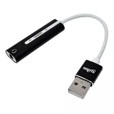 Conversor Usb A Audio Miniplug 3.5 Y Botones De Control 