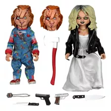 Bride Of Chucky Y Tiffany Valentine Neca Set 8 Cloth