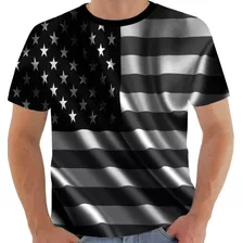 Camiseta Camisa Lc1176 Usa Estados Unidos America Bandeira