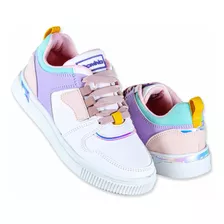 Tenis Dama Dominiq 1416 Multicolor Moda Casual 22 Al 26