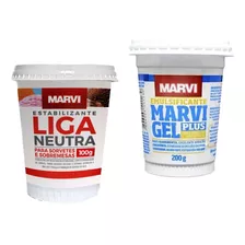 Kit 1 Liga Neutra 100g + 1 Emulsificante 200g Sorvete Marvi