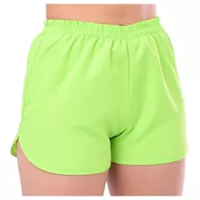 Shorts Tactel Feminino/bermuda Larguinha Varias Cores