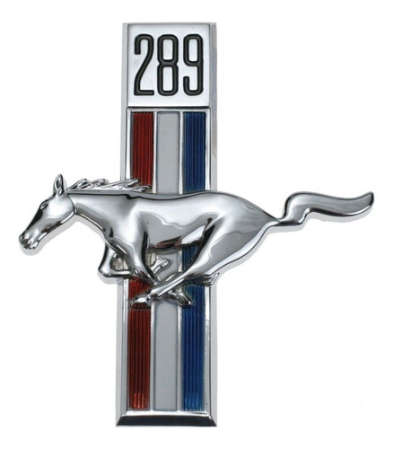 Par Emblemas Salpicadera Ford Mustang 67 68  289 Foto 2