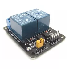 Relé 2 Canais 5v Projetos P/ Arduino Automação Arm Avr 10a