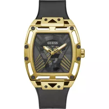 Relógio Guess Masculino Dourado Quadrado Gw0500g1 Original Cor Do Fundo Preto