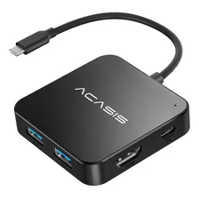 Hub Usb C Adaptador Multipuerto 6 En 1 Usb C Hub Con 4k Hdmi