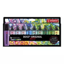 Resaltadores Stabilo Boss Arty Set Colores Frios X 10