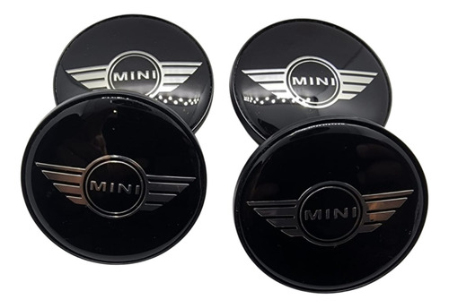 4 Centros Tapas Rin Para Mini Cooper S Jcw Countryman 54mm Foto 5