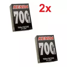 2 X Camara De Ar Kenda Speed Ciclismo 700x18/23c 48mm Road Tipo Da Válvula Presta