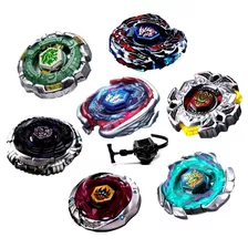 4 + 2 Beyblade Sem Led Metal Rapidity + 2 Lancador + Arena