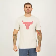 Camiseta Under Armour Project Rock Brahma Bull Cinza