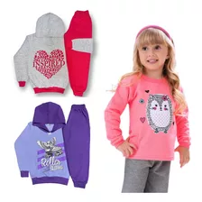 8 Pçs Roupa Infantil 4 Conjuntos Menina De Frio Atacado