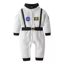 Fantasia Astronauta Nasa Comandante Macacão Bebê Infantil