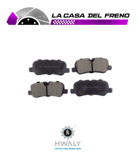 Pastilla Freno Tra Land Rover Discovery Iii 2.7 2004-2009 Foto 2