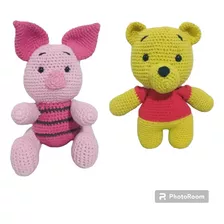 Amigurimi Winnie Y Piglet Crochet