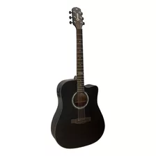 Violão Elétrico Giannini Performance Aço Gf-1d Ceq Sbk Folk Cor Satin Black Orientação Da Mão Destro