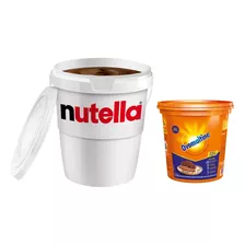 Nutella Balde Original 3kg E Ovomaltine Pasta Cremosa 2,1kg