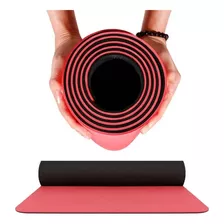 Colchoneta Mat 5 Mm Tapete Ejercicio Yoga Gym Bi Color