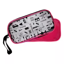 Case Protetora Esteto Universal Enfermagem Estojo Cor Rosa