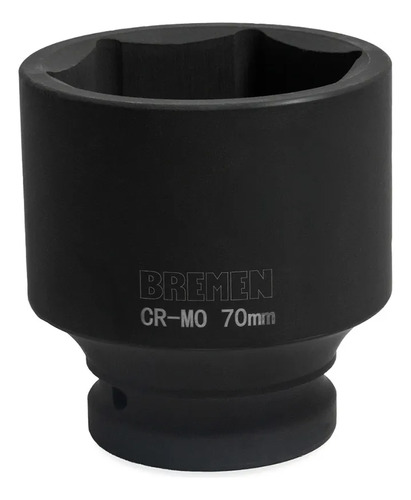 Llave Tubo Bremen 70mm Impacto Hex Enc 1 Largo 90mm 8455 Negro