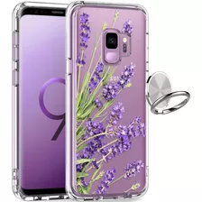 Funda Para Samsung Galaxy S9 (diseno Flores Violetas)