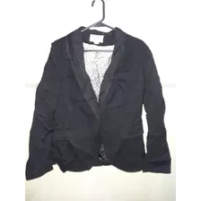 Chamarra Saquito Blazer H&m Talla 12 De Mujer-f7a