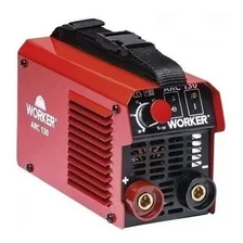 Inversora De Solda Arc 130a 220v Worker Cor Vermelho Frequência 60 Hz