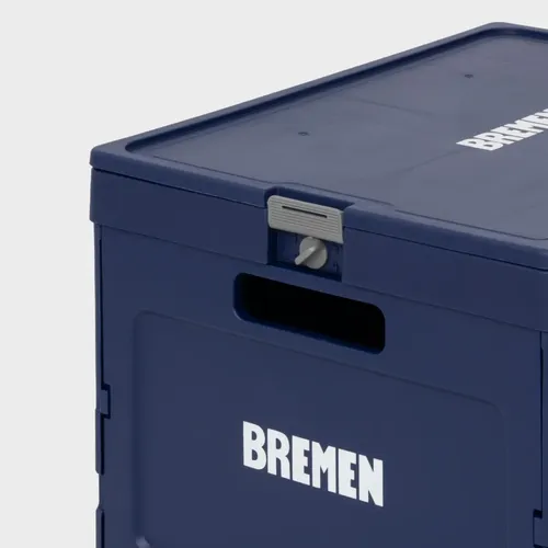 Cajon Plegable Con Tapa Bremen 48x38x30 Cm 20kg/47l 8636 Dgm Azul
