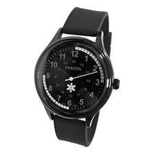 Reloj Dakota De Acero Inoxidable Para Hombre, Cara Grande,