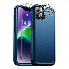 Funda Spidercase, Para iPhone, Protectora 360°, Azul Océano