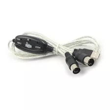 Cabo Midi Adaptador Profissional Midi Interface Usb Pc