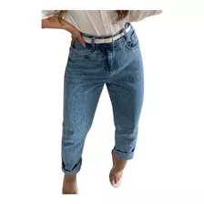 Calça Jeans Mom Feminina Cintura Alta Premium Atacado Linda