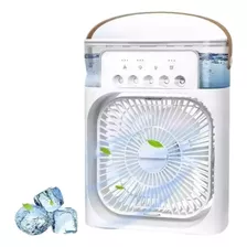 Mini Ventilador Portátil Ar Condicionado Umidificador Mesa