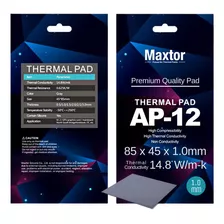 Pad Térmico Maxtor Ap-12 85x45x 1.0mm Conductividad Térmica 14.8w/mk Pc Ps4 Ps3 Xbox Placa De Video Notebooks