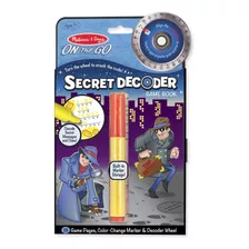 On The Go Spy Mystery Secret Decoder Book Rueda Decodif...