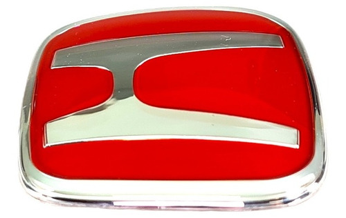 Emblema Honda Civic Volante 50mm Rojo 2006 - 2021 Foto 3